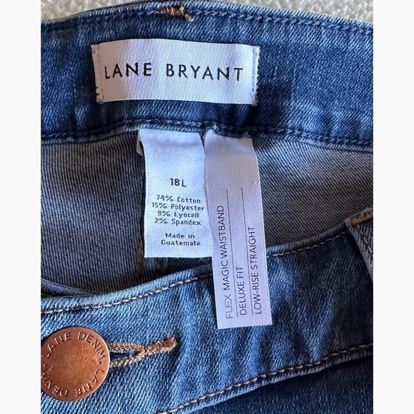 Lane Bryant Denim Straight Leg Jeans - Picture 3 of 3
